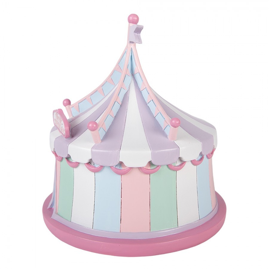 Vánoční dekorace cirkusový stan Pastel Christmas Chic - Ø 21*22 cm Clayre & Eef Vánoční dekorace cirkusový stan Pastel Christmas Chic - Ø 21*22 cm Clayre & Eef