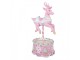 Vánoční dekorace cirkusový jelen Pastel Christmas Chic - 17*14*29 cm / 2*AAA Clayre & Eef