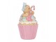 Vánoční dekorace Cupcake s perníčkem Pastel Christmas Chic - Ø 9*16 cm Clayre & Eef