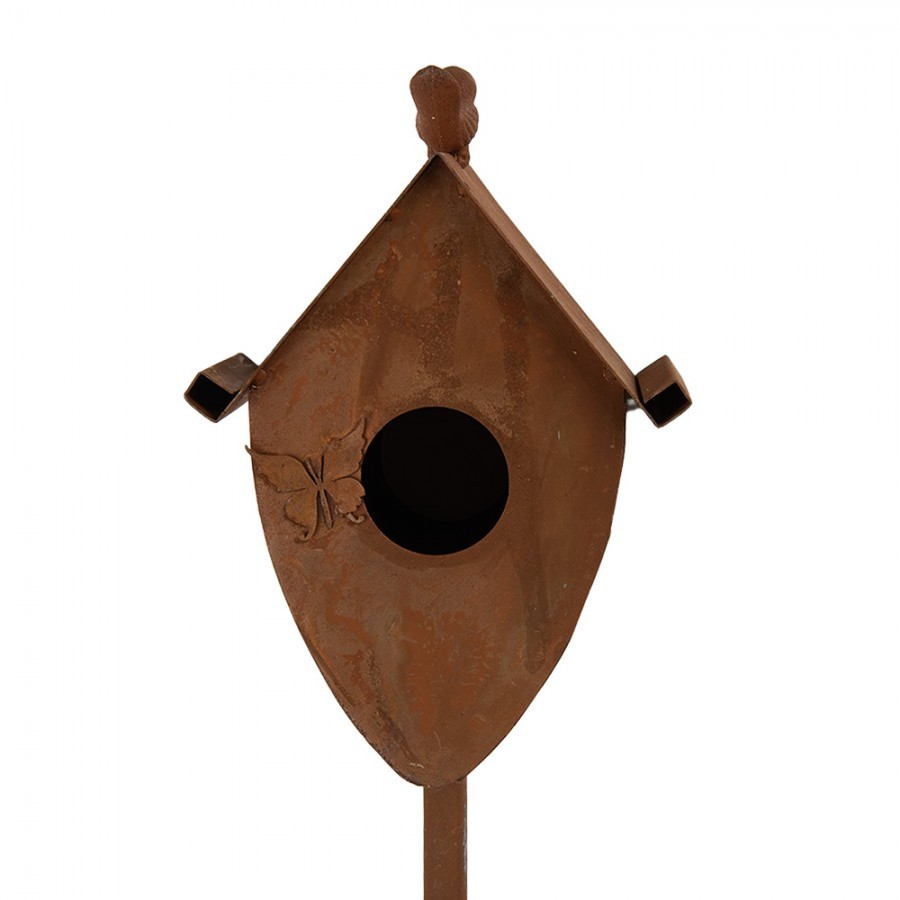 Dekorace zápich ptačí budka - 12*12*84 cm