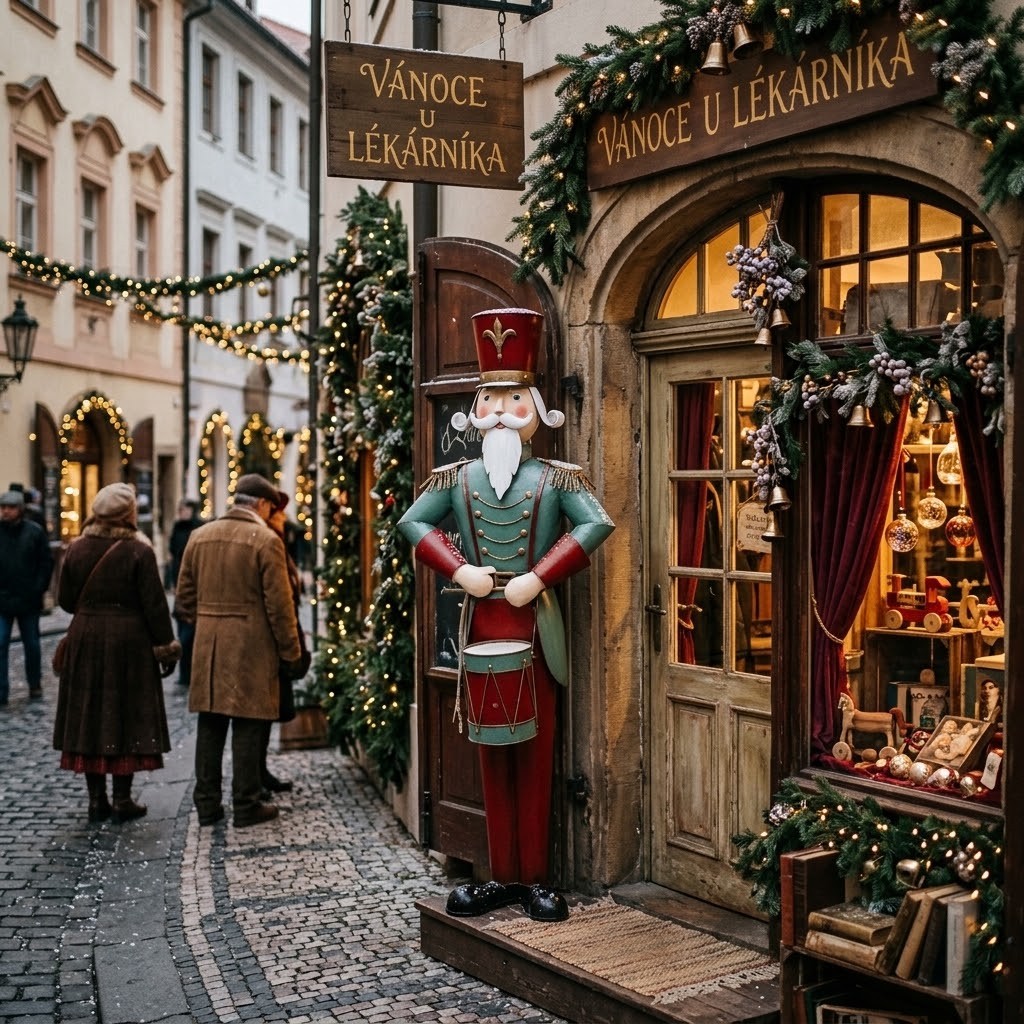 Kovová dekorace Louskáček Nutcracker v životní velikosti - 75*50*186 cm Clayre & Eef Kovová dekorace Louskáček Nutcracker v životní velikosti - 75*50*186 cm Clayre & Eef