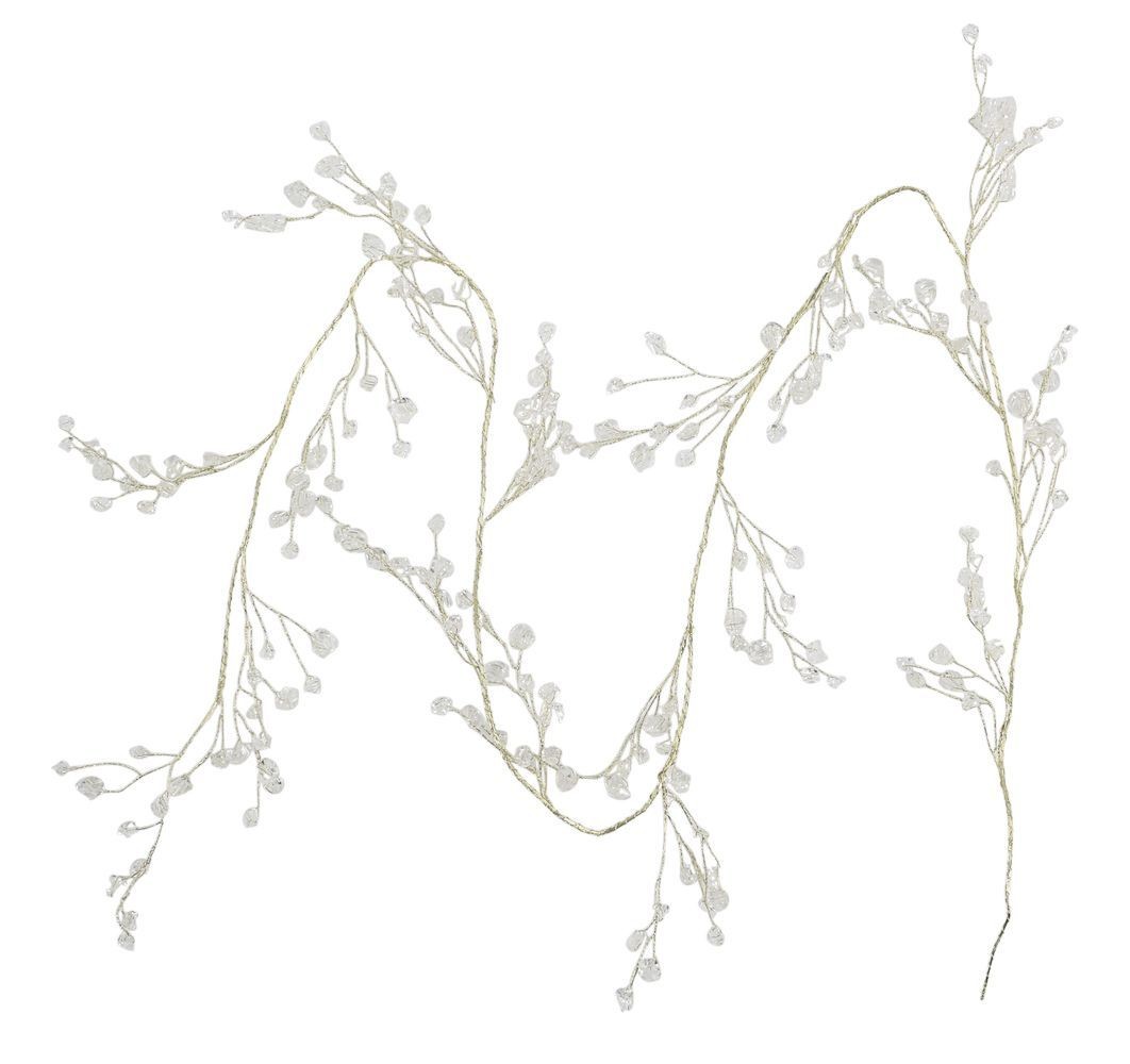 Vánoční elegantní girlanda s krystaly Glaze Forest - 150 cm