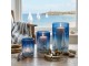 Skleněný svícen s plachetnicí - Ø 12*18 cm Clayre & Eef