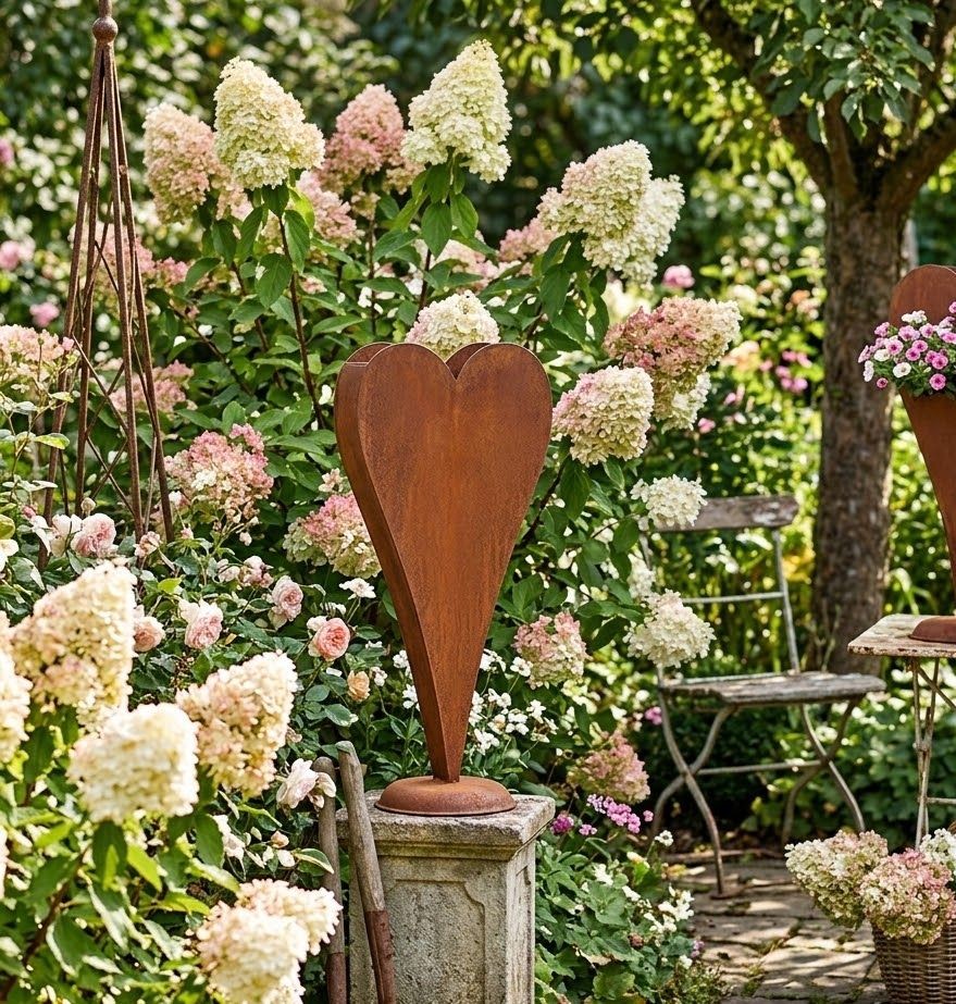Rustikální rezavá dekorace srdce Heart Rust - 27*6*63 cm Clayre & Eef Rustikální rezavá dekorace srdce Heart Rust - 27*6*63 cm Clayre & Eef
