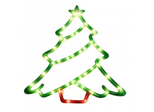 Nástěnné LED svítidlo Vánoční stromek – 31*3*38 cm