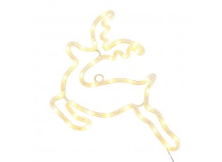 Nástěnné LED svítidlo Vánoční létající sob – 39*3*35 cm