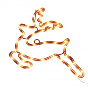 Nástěnné LED svítidlo Vánoční létající sob – 39*3*35 cm