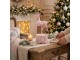 Vánoční dekorace cirkusový jelen Pastel Christmas Chic - 17*14*29 cm / 2*AAA Clayre & Eef