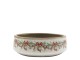 Béžová keramická mísa s vánočními ozdobami Holly Christmas – Ø30×10 cm Chic Antique