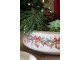 Béžová keramická mísa s vánočními ozdobami Holly Christmas – Ø30×10 cm Chic Antique