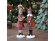 Vánoční dekorace chaleps c dívkou Noël – 4*4*14,5 cm Chic Antique
