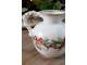 Béžový keramický džbán s vánočními ozdobami Christmas Bow & Bauble – 20,5*18,5 cm Chic Antique