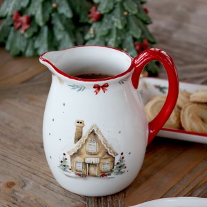 Chalet de Noël džbán – Ø11×14 cm
