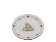 Vánoční keramický dezertní talířek Chalet de Noël – Ø 20,5*2 cm Chic Antique