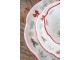 Vánoční keramický jídelní talíř Chalet de Noël – Ø 28*3 cm Chic Antique