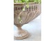 Kovový květináč na noze Flower Antique Mocca – Ø 56*38 cm Chic Antique