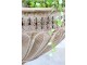 Kovový květináč na noze Flower Antique Mocca – Ø 56*38 cm Chic Antique
