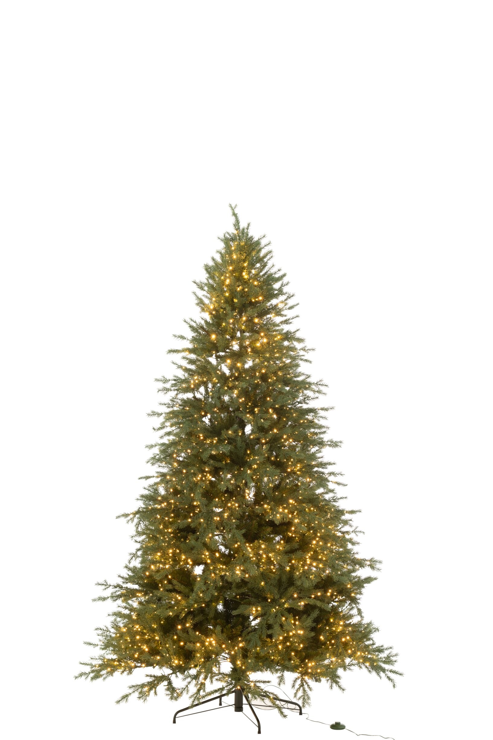 Velký umělý vánoční stromek 3000 Led světýlek – 145*145*225 cm J-Line by Jolipa Velký umělý vánoční stromek 3000 Led světýlek – 145*145*225 cm J-Line by Jolipa