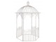 Bílý antik kovový zahradní altán Vintage Romance – 200*200*325 cm J-Line by Jolipa
