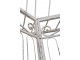 Bílý antik kovový zahradní altán Vintage Romance – 200*200*325 cm J-Line by Jolipa