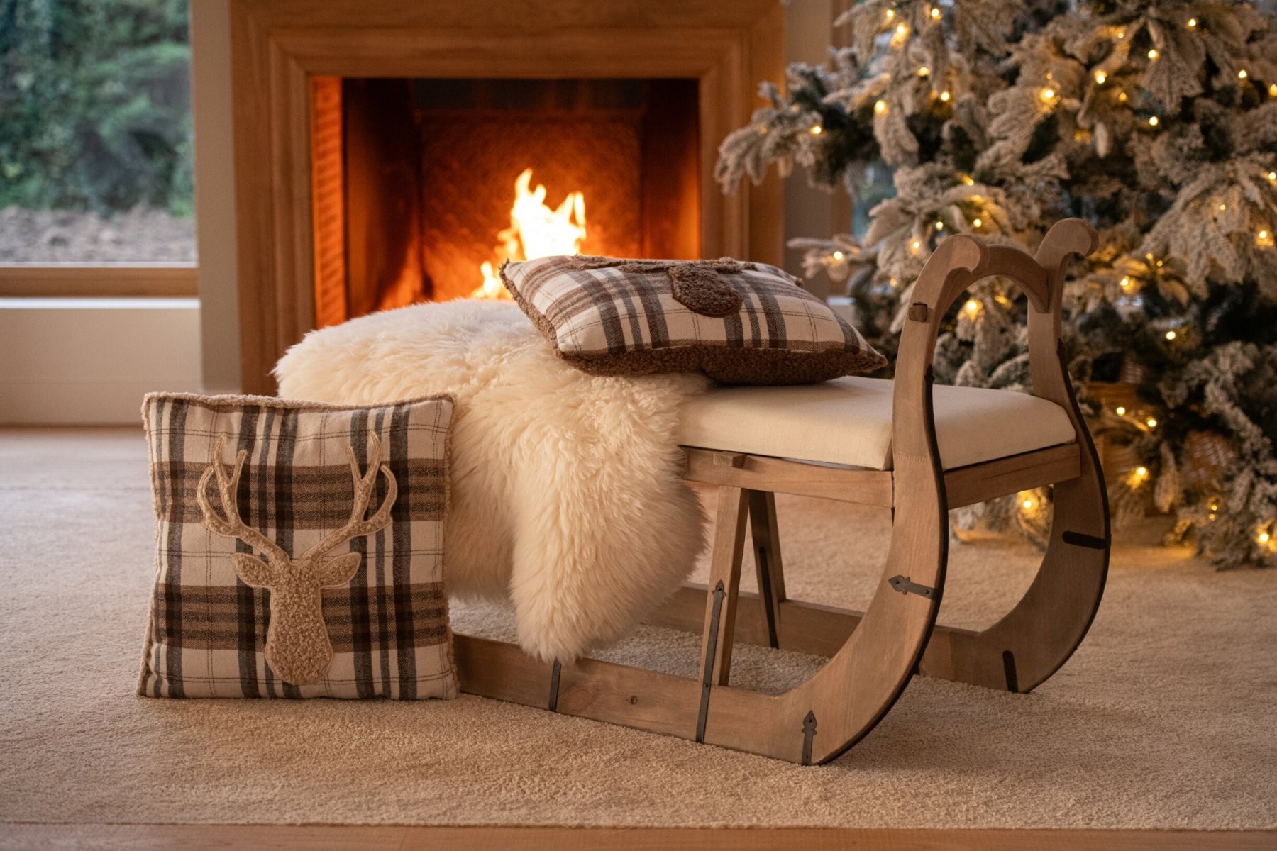 Dřevěný konferenční stolek ve tvaru sáněk Sled – 115*68,5*43 cm J-Line by Jolipa Dřevěný konferenční stolek ve tvaru sáněk Sled – 115*68,5*43 cm J-Line by Jolipa