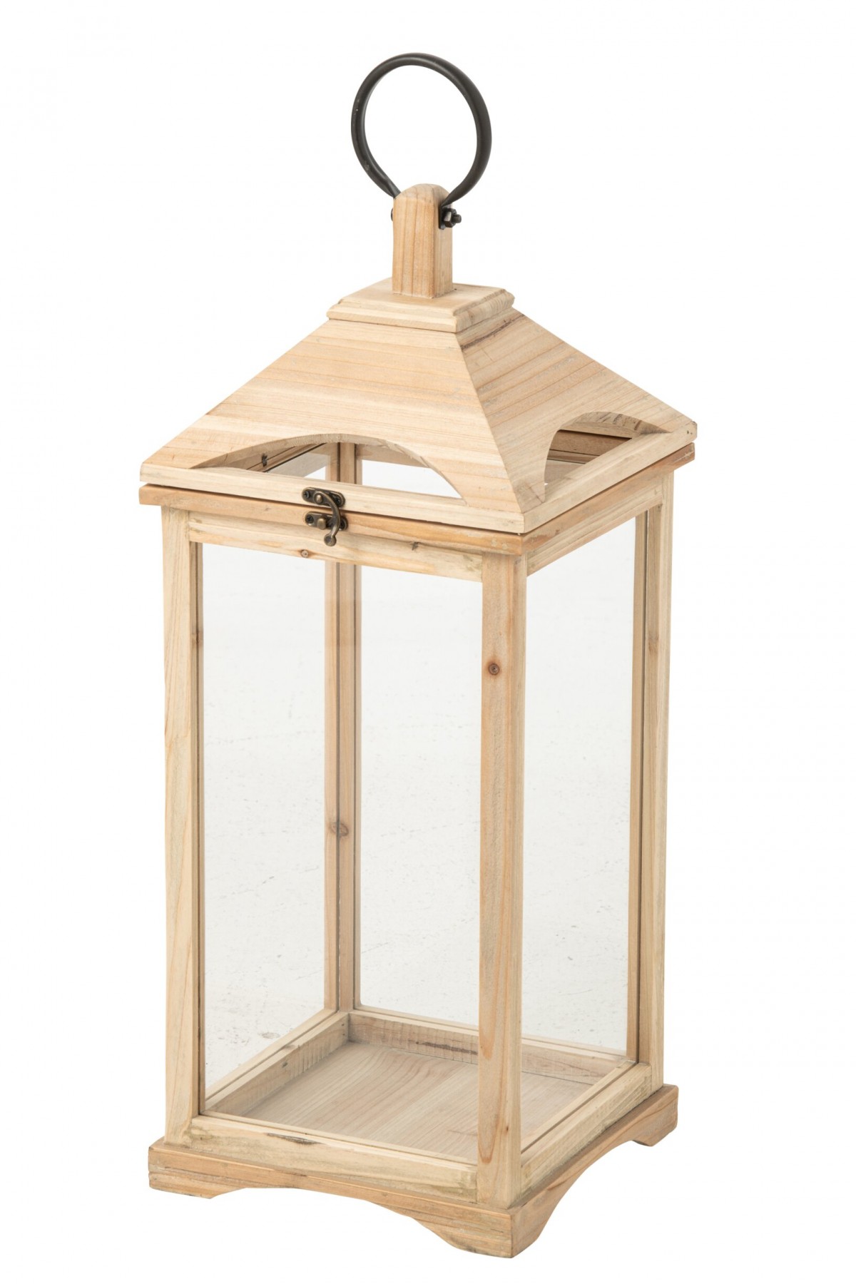 Lucerna Chamonix Fir dřevěný přírodní velký – 25*26*61 cm