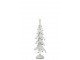 Bílý antik kovový stromek s rolničkami Christmas Tree – 25*11*56 cm J-Line by Jolipa