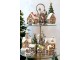 Perníkový domeček s LED světýlky Noël Gingerbread – 10*7*13 cm Chic Antique