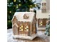 Perníková chaloupka s LED světýlky Noël Gingerbread – 13*11*17 cm / 3xAA Chic Antique