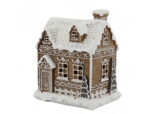 Perníková chaloupka Gingerbread Noël LED – 13*11*17 cm / 3xAA