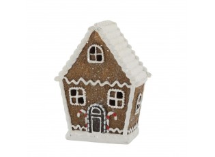 Perníková chaloupka Gingerbread Noël LED – 9,5*5*12,5 cm / 2xLR44
