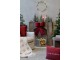 Zelený vánoční stromek se stuhou a mašlemi Noël Tree z polyresinu – Ø 15*40 cm Chic Antique