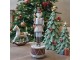 Hudební natahovací skříňka Louskáček Cherry Noël – Ø 8,5*28 cm Chic Antique