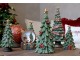 Vánoční baňka Cherry Noël Santa a LED světlem – Ø 15*16 cm / 3xLR44 Chic Antique