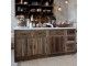 Hnědá antik komoda s mramorovou deskou Grimaud – 95*60*97 cm Chic Antique