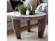 Konferenční stolek Grimaud z recyklovaného hnědého dřeva – Ø 72*48 cm Chic Antique