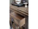 Hnědý antik konzolový stůl Grimaud se 2 zásuvkami z recyklovaného dřeva – 80*44*80 cm Chic Antique