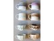 Šálek s uchem z New Bone China porcelánu zelený – Ø11*6,5 cm Chic Antique