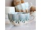 Porcelánový šálek se stékající glazurou New Bone China opálový – Ø 11*6,5 cm Chic Antique