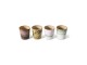 Sada 4ks kameninových hrnků na kávu 70s Serendipity – 7,5*7,5*8 cm/ 230ml HKLIVING
