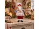 Vánoční dekorace Santa kuchař s perníčkem - 15*10*26 cm Clayre & Eef