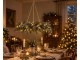 Závěsný vánoční umělý věnec Christmas Wreath Led - Ø 60*8 cm / 3*AA Clayre & Eef