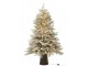 Vánoční zasněžený stromek s 600 LED světýlky na podstavci Snowy – 110*110*150 cm J-Line by Jolipa