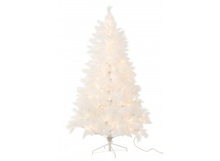 Bílý nadýchaný vánoční strom Boho Pampa 400 LED – 132*132*210 cm