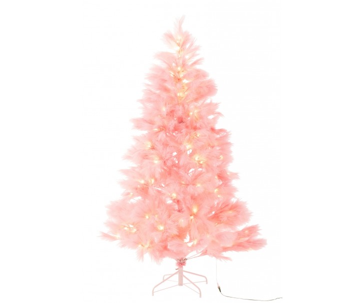Vánoční strom 400 LED Pampa kov růžový – 132*132*210 cm J-Line by Jolipa