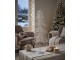 Bílo - stříbrný vánoční stromeček Deco Glitters – 14*14*45 cm J-Line by Jolipa