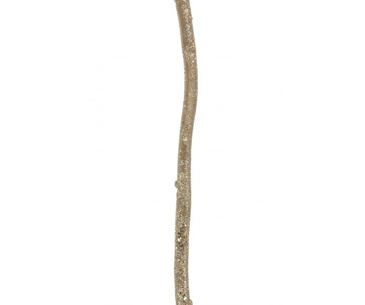 Větev se třpytkami Branch Glitter Champagne – 13*8*168 cm J-Line by Jolipa