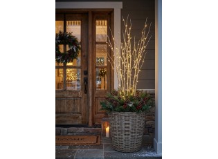 Větev se třpytkami Branch Glitter Champagne – 13*8*168 cm