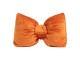 Oranžová sametová zarážka do dveří ve tvaru mašle Bow orange – 24*10*16 cm Mars & More 