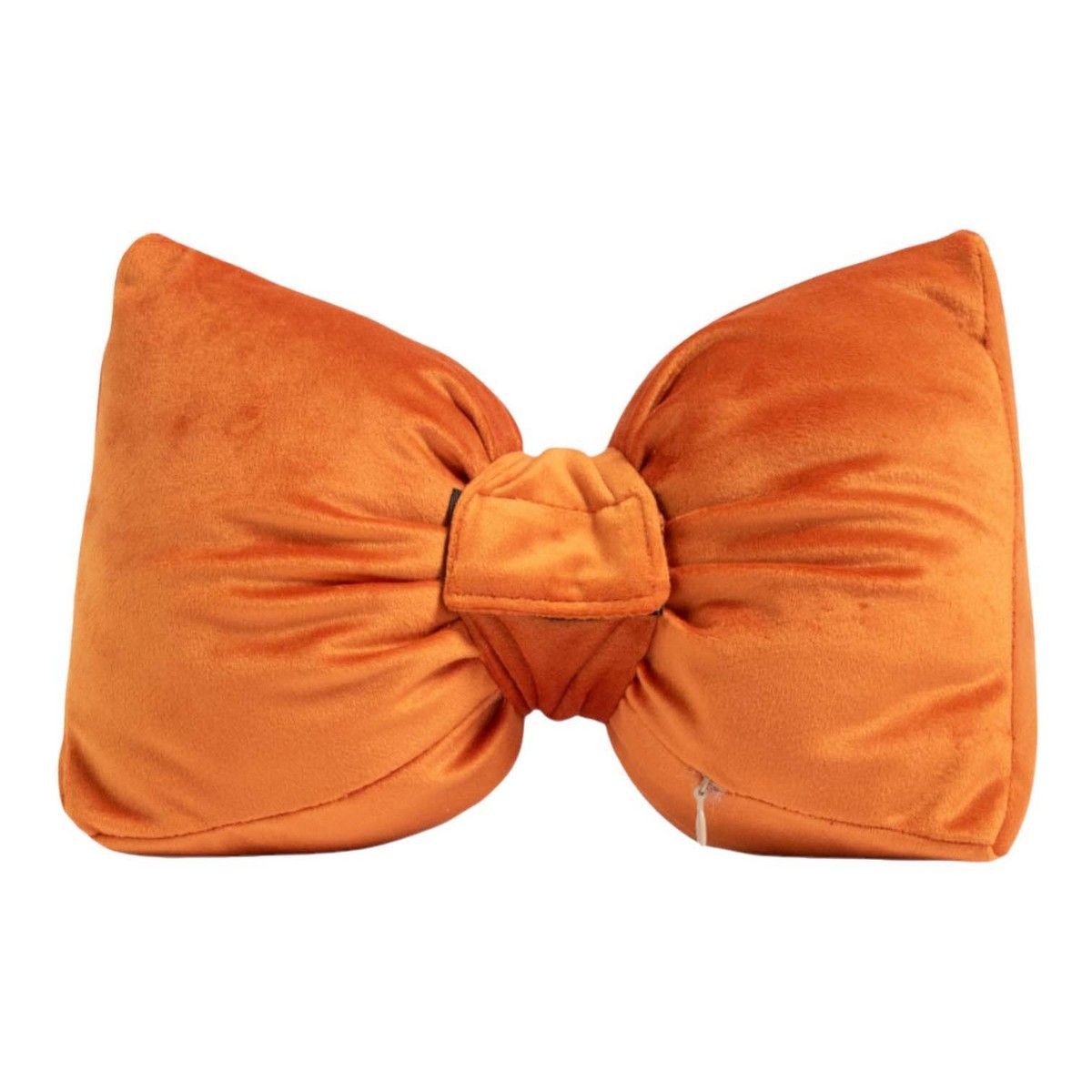 Oranžová sametová zarážka do dveří ve tvaru mašle Bow orange – 24*10*16 cm Mars & More Oranžová sametová zarážka do dveří ve tvaru mašle Bow orange – 24*10*16 cm Mars & More